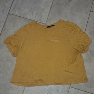 Hippie Chic Yellow Honey Crop